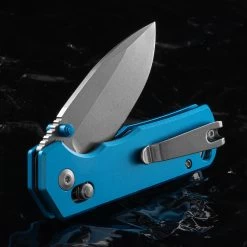 Magnum Rockstub Blue Elox Folding Knife -Outdoor clothing and equipment 01SC711.3 76911.1693830649