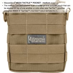 Maxpedition Tactile Pocket Medium -Outdoor clothing and equipment 0224k1 detail 29855.1587389016