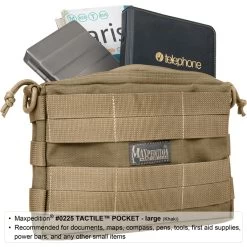 Maxpedition TacTile Pocket Large -Outdoor clothing and equipment 0225k7 detail 80256.1587389002