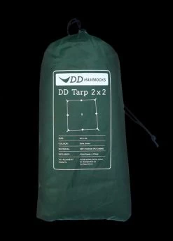 DD Hammocks Tarp 2x2 Olive Green -Outdoor clothing and equipment 2x2tarpdet3 07809.1662044753.1280.1280 15088.1662044876