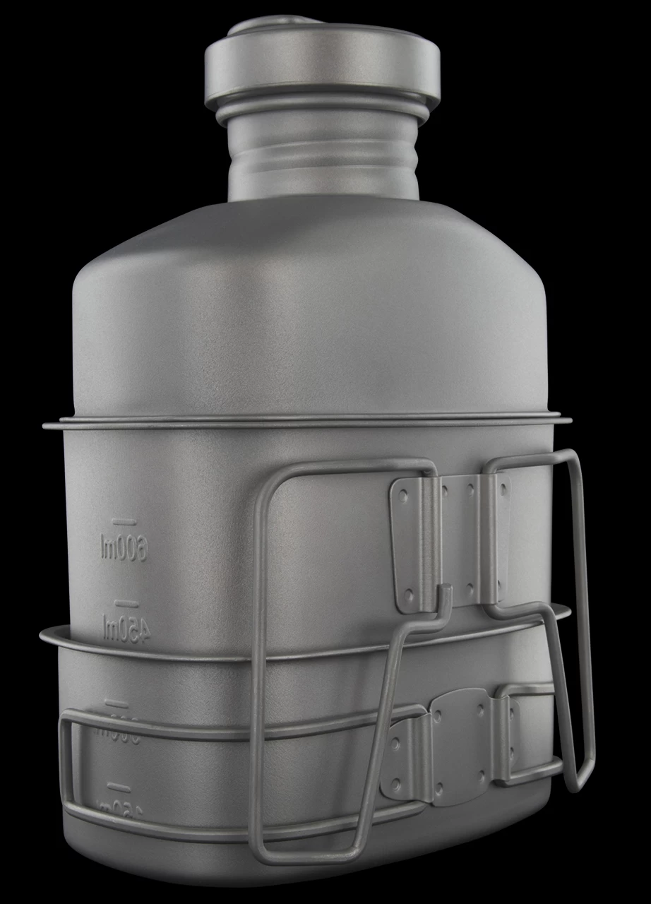 Pathfinder Titanium Canteen Cooking Set 4 Pathfinder Titanium Canteen Cooking Set - Image 2