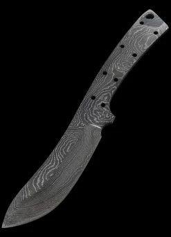 Alabama Damascus Skinner Blade Blank 8 Alabama Damascus Skinner Blade Blank -Outdoor clothing and equipment ADS032jpg 10669.1614940555