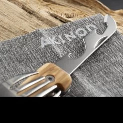 Akinod 13H25 Folding Cutlery Set -Outdoor clothing and equipment AKI02M00001 83512.1616596803