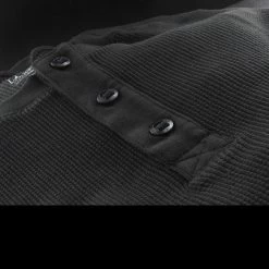 TAD Primer Cotton Henley Short Sleeve Black 5 TAD Primer Cotton Henley Short Sleeve Black -Outdoor clothing and equipment HENLEYSSdet 45011.1664457424