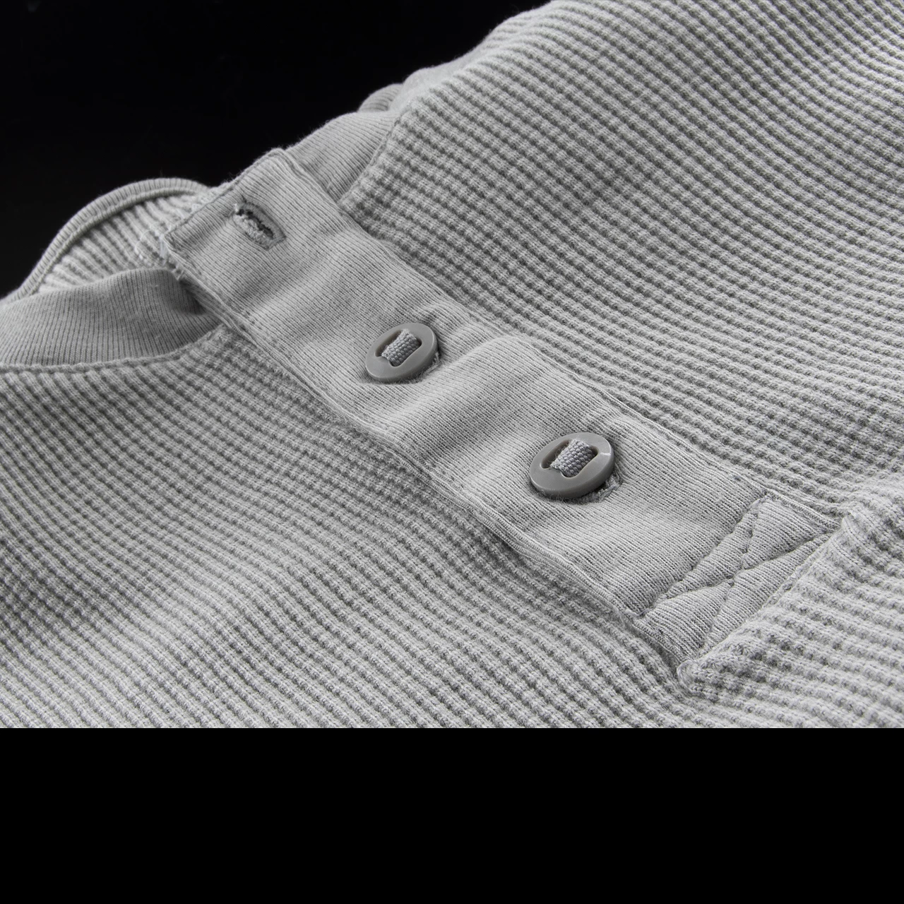 TAD Primer Cotton Henley Short Sleeve Ghost 4 TAD Primer Cotton Henley Short Sleeve Ghost - Image 2