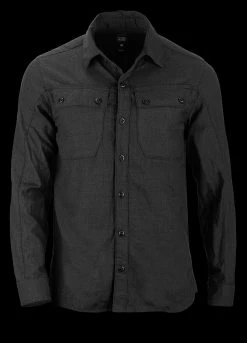 TAD Highland Shirt Heather Charcoal -Outdoor clothing and equipment HIGHLAND SHIRT HEATHER CHARCOAL 78825.1665664240