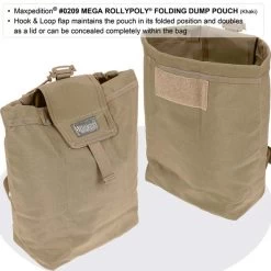 Maxpedition Mega Rollypoly Dump Pouch 12 Maxpedition Mega Rollypoly Dump Pouch -Outdoor clothing and equipment MAXP 209det2 39773.1662129456