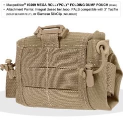 Maxpedition Mega Rollypoly Dump Pouch 19 Maxpedition Mega Rollypoly Dump Pouch -Outdoor clothing and equipment MAXP 209det6 91169.1662129456