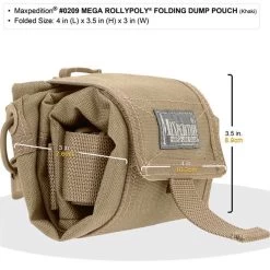 Maxpedition Mega Rollypoly Dump Pouch 16 Maxpedition Mega Rollypoly Dump Pouch -Outdoor clothing and equipment MAXP 209det7 19518.1662129456