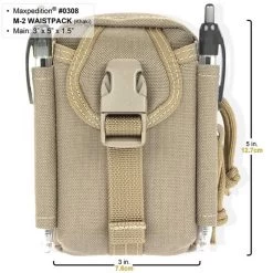 Maxpedition M-2 Waistpack -Outdoor clothing and equipment MAXP 308det6 81914.1587387528