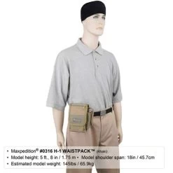 Maxpedition H-1 Waistpack -Outdoor clothing and equipment MAXP 316det2 28733.1662130018