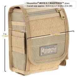 Maxpedition H-1 Waistpack -Outdoor clothing and equipment MAXP 316det7 80675.1662130018