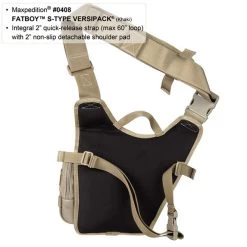 Maxpedition Fatboy Versipack S-Type WAS £84.95 -Outdoor clothing and equipment MAXP 408det5 83736.1662130571