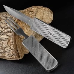 Marbles G.I. Knife And Fork Combo -Outdoor clothing and equipment MR652 52074.1679585147