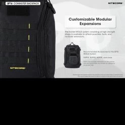 Nitecore BP16 Backpack -Outdoor clothing and equipment NITECORE BP16det11 70655.1642678725