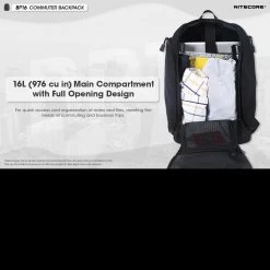 Nitecore BP16 Backpack -Outdoor clothing and equipment NITECORE BP16det7 79796.1642678725