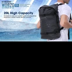 Nitecore Drybag WDB20 -Outdoor clothing and equipment NITECORE WDB20det3 28715.1637858028