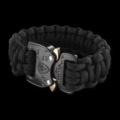 RCP AustriAlpin COBRA Paracord Bracelet Black -Outdoor clothing and equipment RCP PB BK BLK 803 15403.1665490943