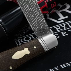 Rough Ryder Reserve Humpback Jack Damascus Folding Knife -Outdoor clothing and equipment RRR024D.1 10451.1686232129