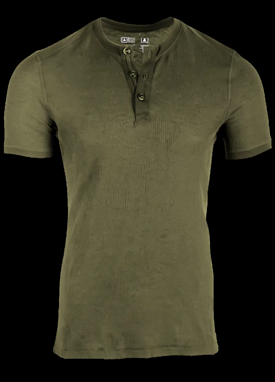 TAD Primer Cotton Henley Short Sleeve Serpent 5 TAD Primer Cotton Henley Short Sleeve Serpent - Image 3