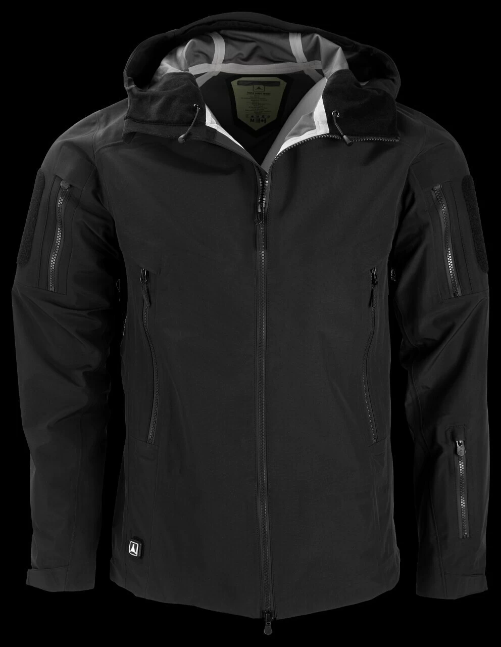 TAD Stealth Hoodie LT Patched Black 3 TAD Stealth Hoodie LT Patched Black