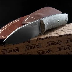 Lion Steel Bushcraft B35 Micarta Green -Outdoor clothing and equipment ccm ls b35cvg 83724.1587729658