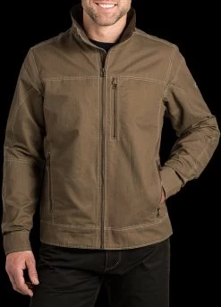 Kuhl Burr Jacket -Outdoor clothing and equipment darkahki 37209.1678885059