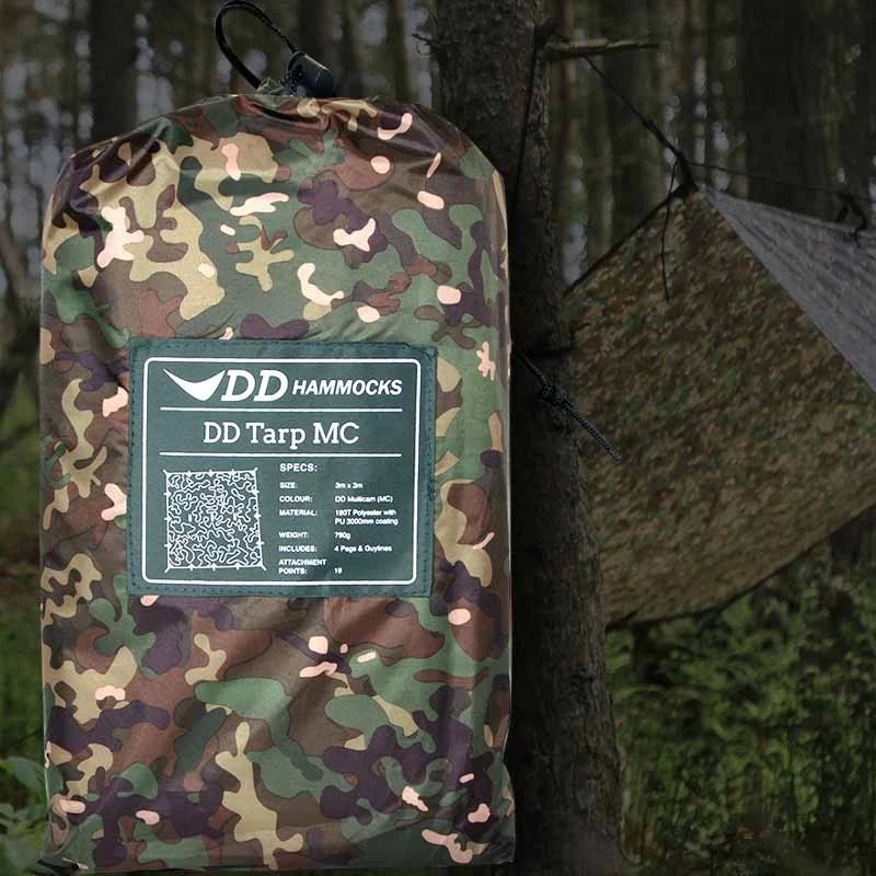 DD Hammocks 3 X 3 Tarp MultiCam 4 DD Hammocks 3 X 3 Tarp MultiCam - Image 2