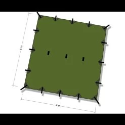 DD Hammocks 4 X 4 Tarp -Outdoor clothing and equipment dd 011det 27246.1587395103