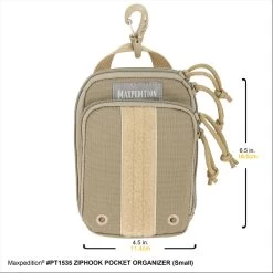 Maxpedition Ziphook Pocket Organiser Small -Outdoor clothing and equipment maxp 1535det4 52571.1609338302