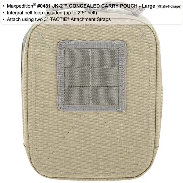 Maxpedition JK-2 Large Carry Pouch 10 Maxpedition JK-2 Large Carry Pouch - Image 8