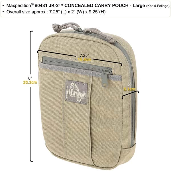 Maxpedition JK-2 Large Carry Pouch 5 Maxpedition JK-2 Large Carry Pouch - Image 3