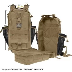 Maxpedition Pygmy Falcon II Backpack -Outdoor clothing and equipment maxp 517det2 96365.1676290427