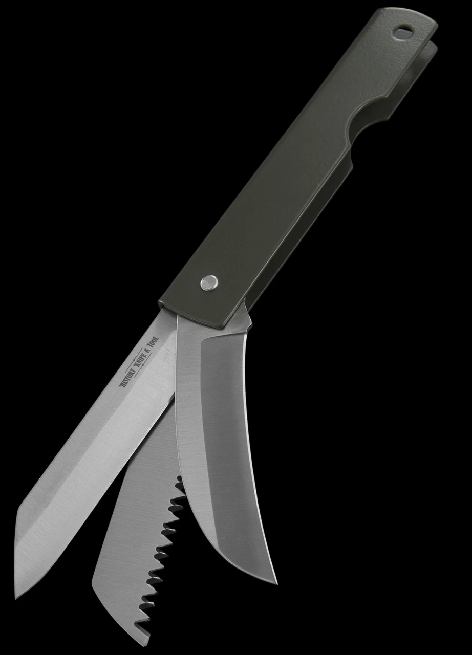 Boker History Knife Japanese Army Pen Knife Saw And Hawkbill 4 Boker History Knife Japanese Army Pen Knife Saw And Hawkbill - Image 2