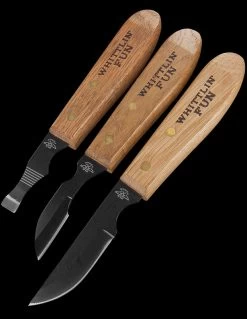 Old Forge Three Piece Wood Carving Set -Outdoor clothing and equipment of004 09079.1587728730