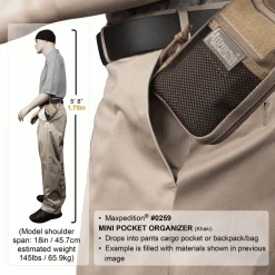 Maxpedition Mini Pocket Organiser -Outdoor clothing and equipment pcketorganiser 92504.1694099677