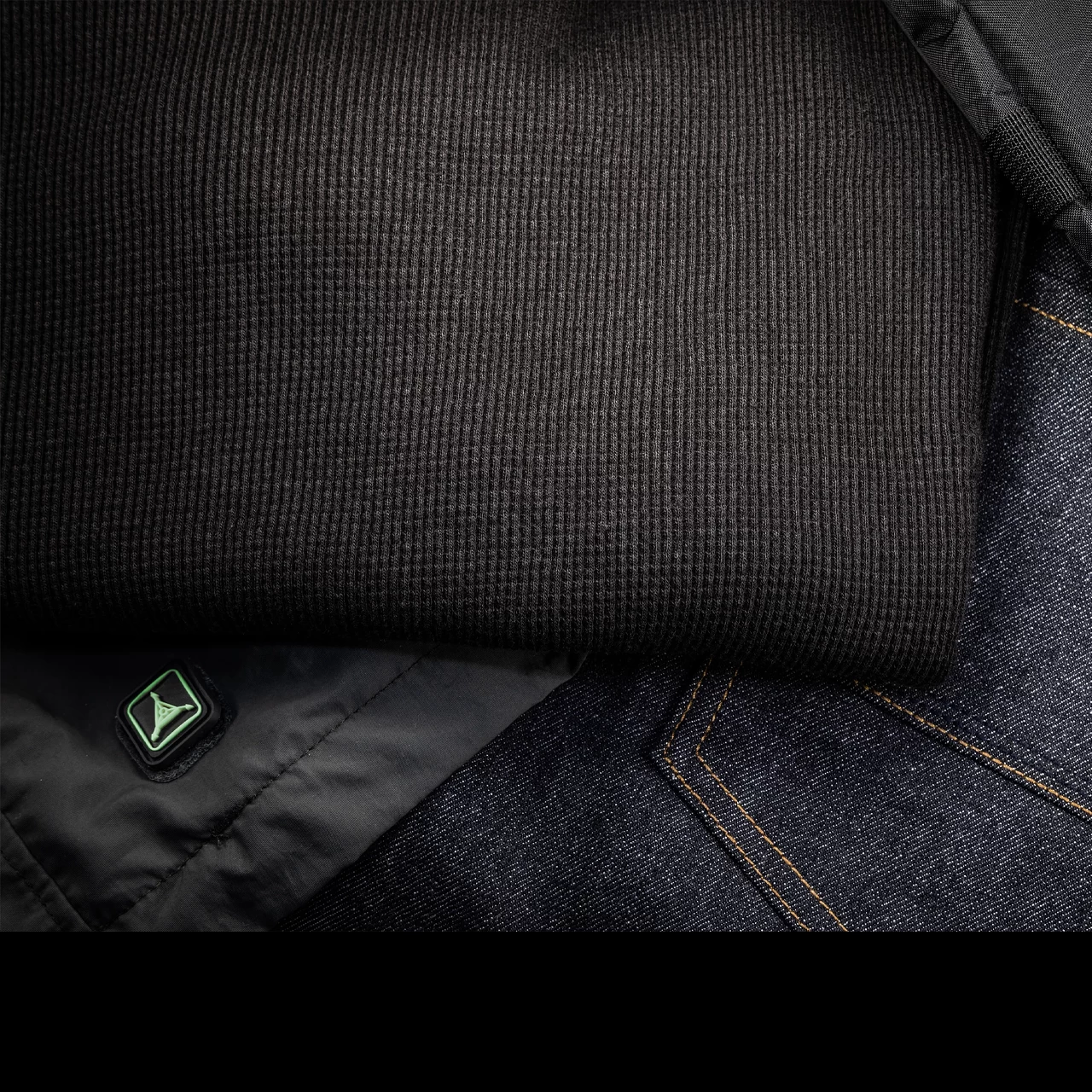 TAD Primer Cotton Hoodie Black 5 TAD Primer Cotton Hoodie Black - Image 3