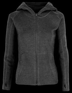 TAD Women Artemis Hoodie Heather Charcoal -Outdoor clothing and equipment tad artdet 17356.1640270197.1280.1280 02668.1641825185