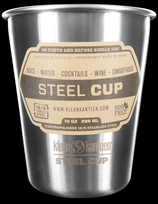 Klean Kanteen Steel Cup 295ml - 4 Pack 4 Klean Kanteen Steel Cup 295ml - 4 Pack - Image 2